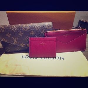 Authentic Louis Vuitton Monogram Jeanne Wallet